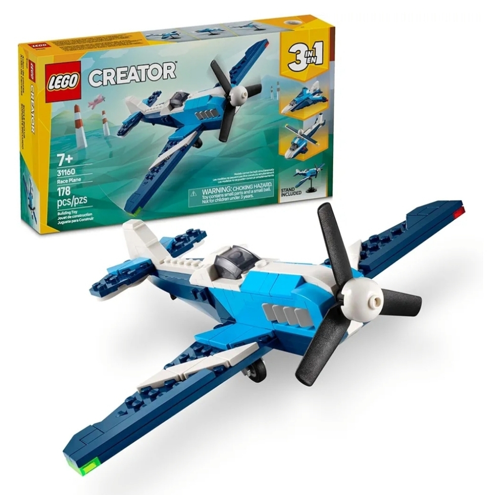 NWT LEGO #31160 Creator 3-in-1 Race Plane